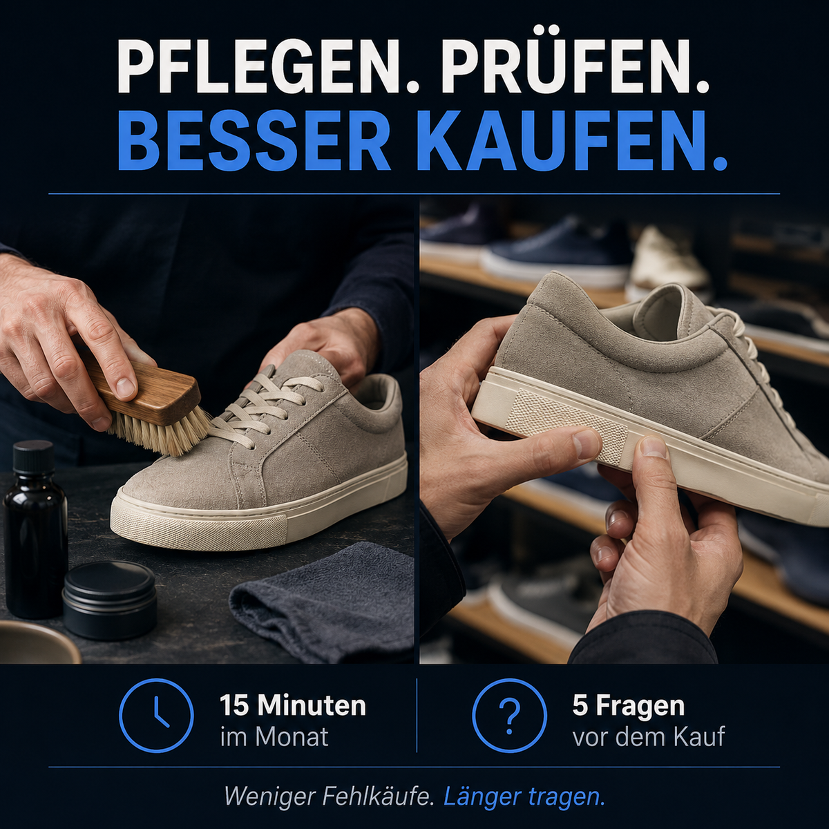 Sneakers anziehen, ohne darüber nachzudenken
